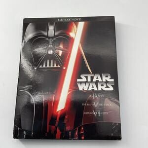 Star Wars Trilogy (Blu-ray/DVD, 2013, 6-Disc Set)